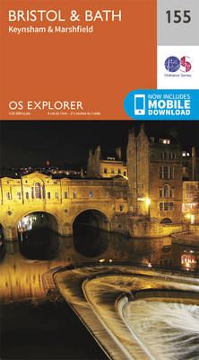 Bristol and Bath - OS Explorer Map 155 (Sheet map, folded)