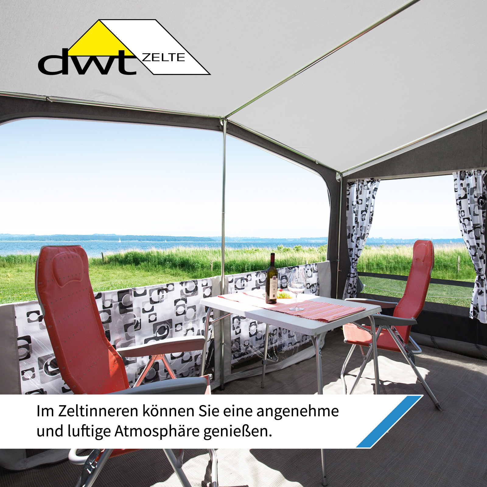 DWT Jazz 350 x 240 cm caravanvoortent - Maat 2