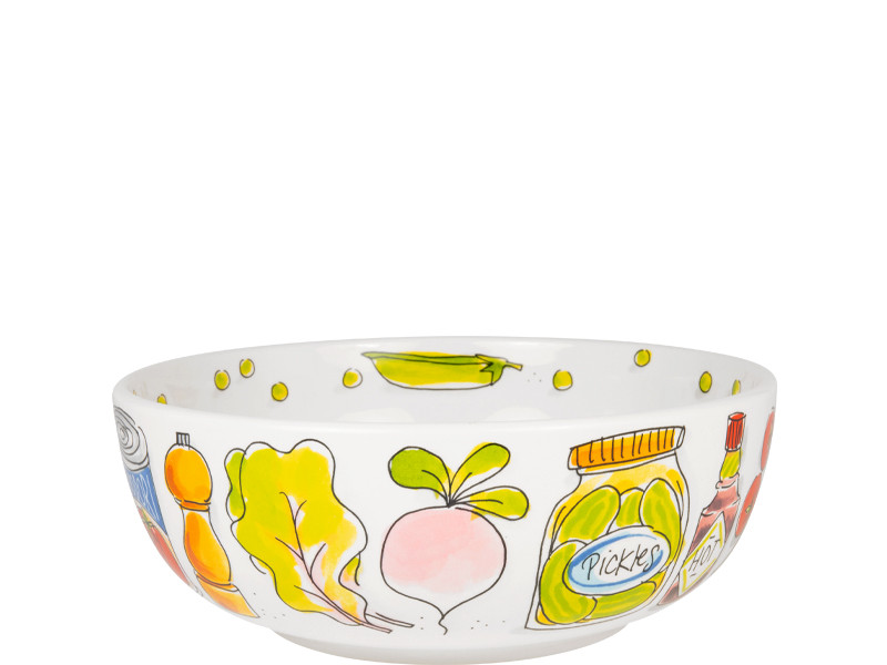 Saladeschaal 24cm Everyday Salad Icons