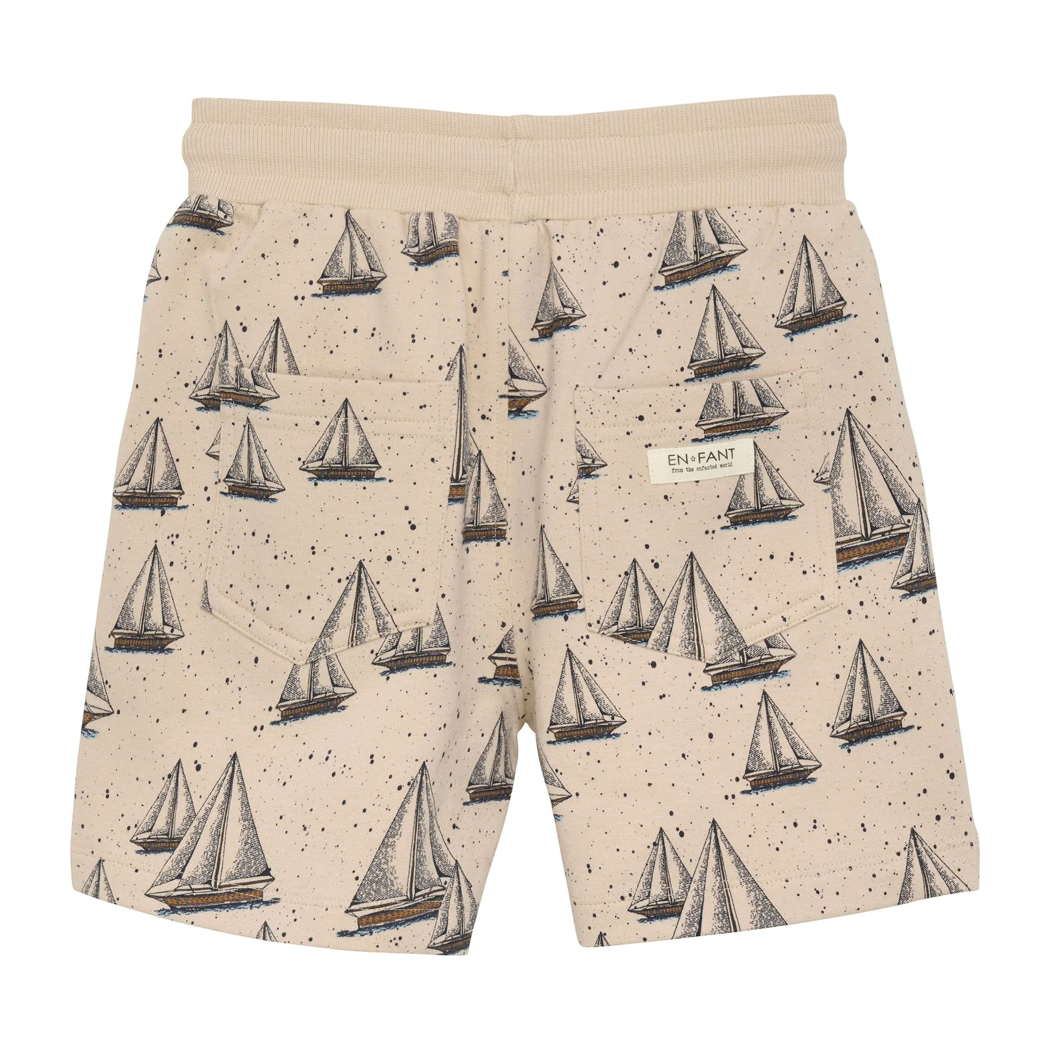 En Fant Short Ouaté Voiliers 3-8ans