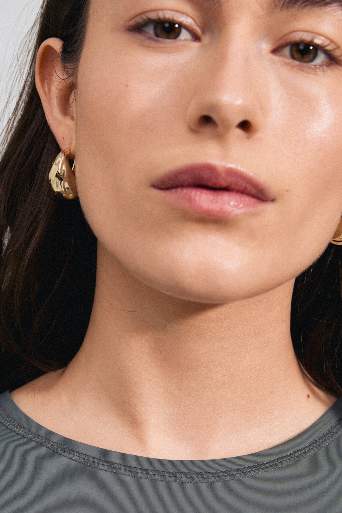 PILGRIM  BELIEVE chunky hoops - forgyldt