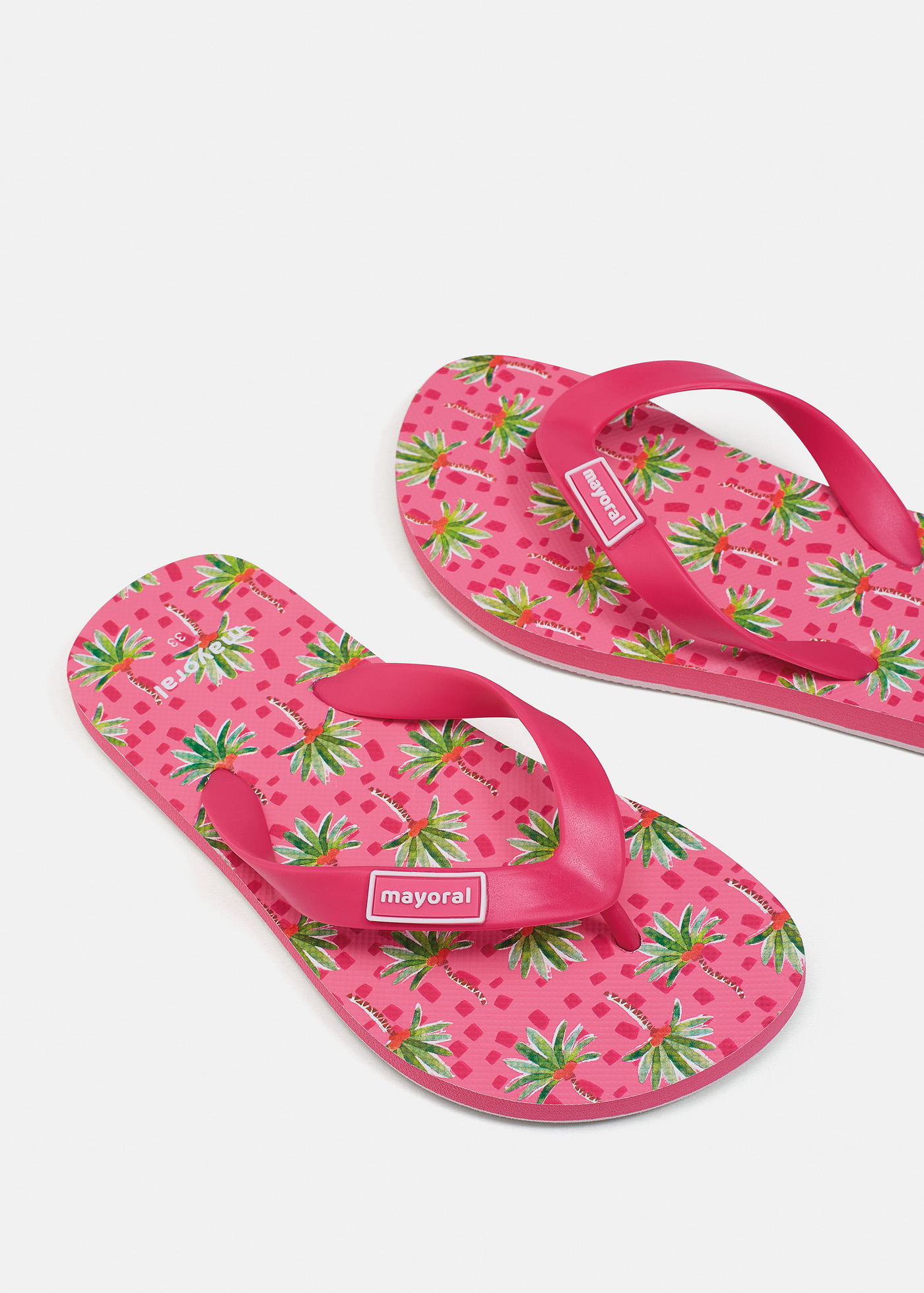 Sandália de praia estampada
