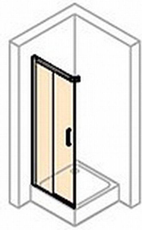 Hüppe - Classics 2 - Douchecabine - Matzilver - Helder Glas