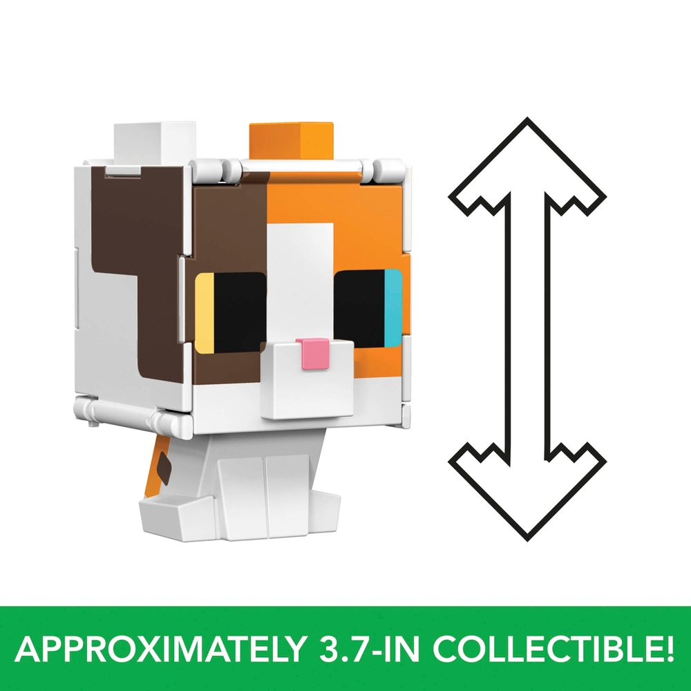 Minecraft 2-in-1 Calico-Katze und Britisch Kurzhaar Katze Flippin Figuren