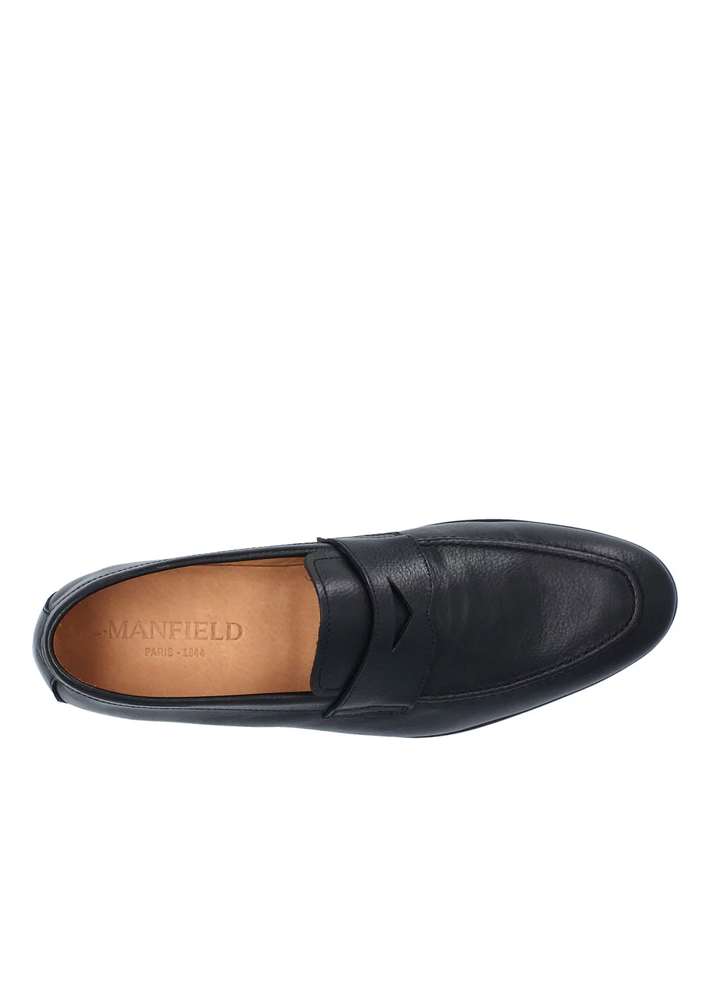 MOCASSIN VITALE CUIR NOIR