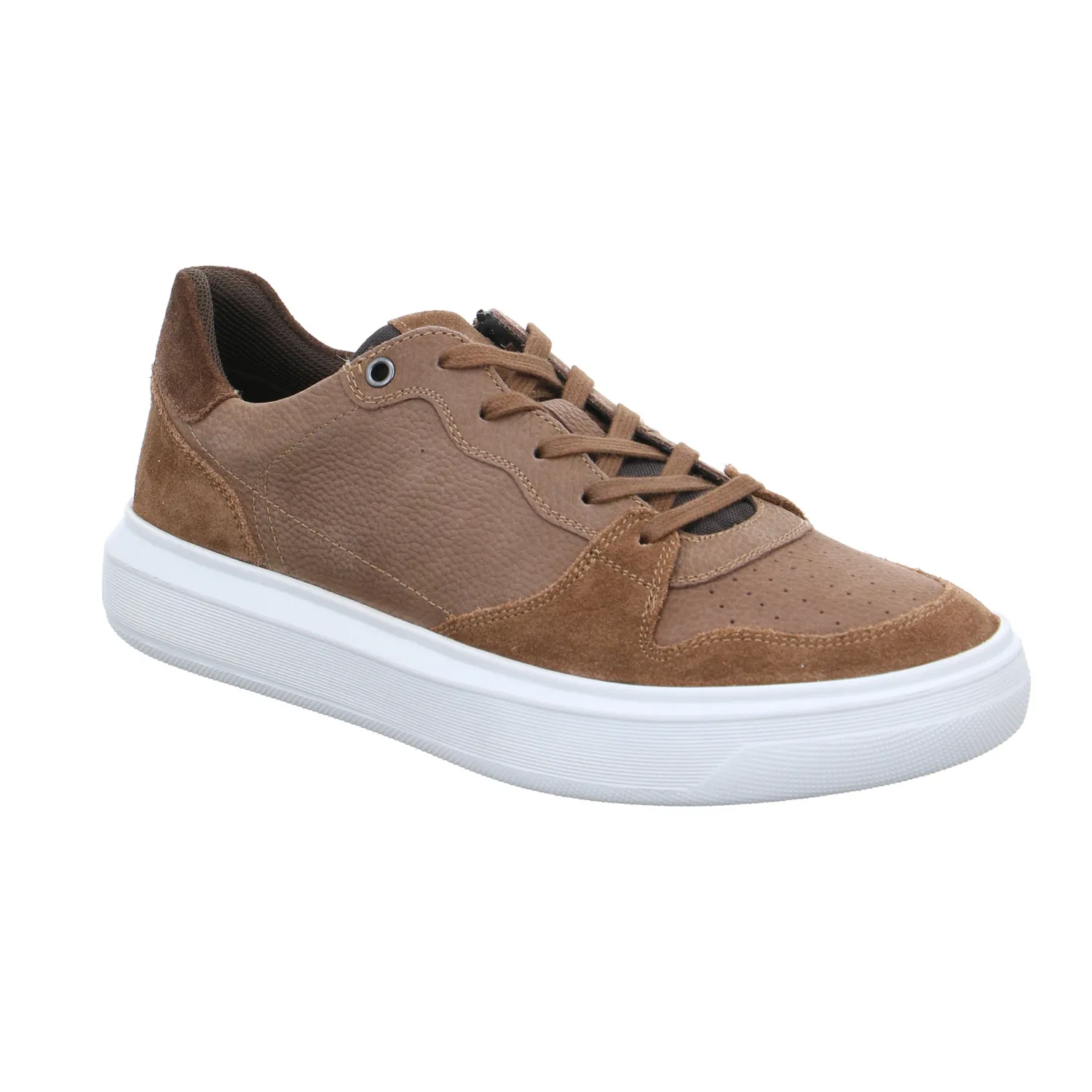 GEOX Halbschuhe Sneaker Braun Leder