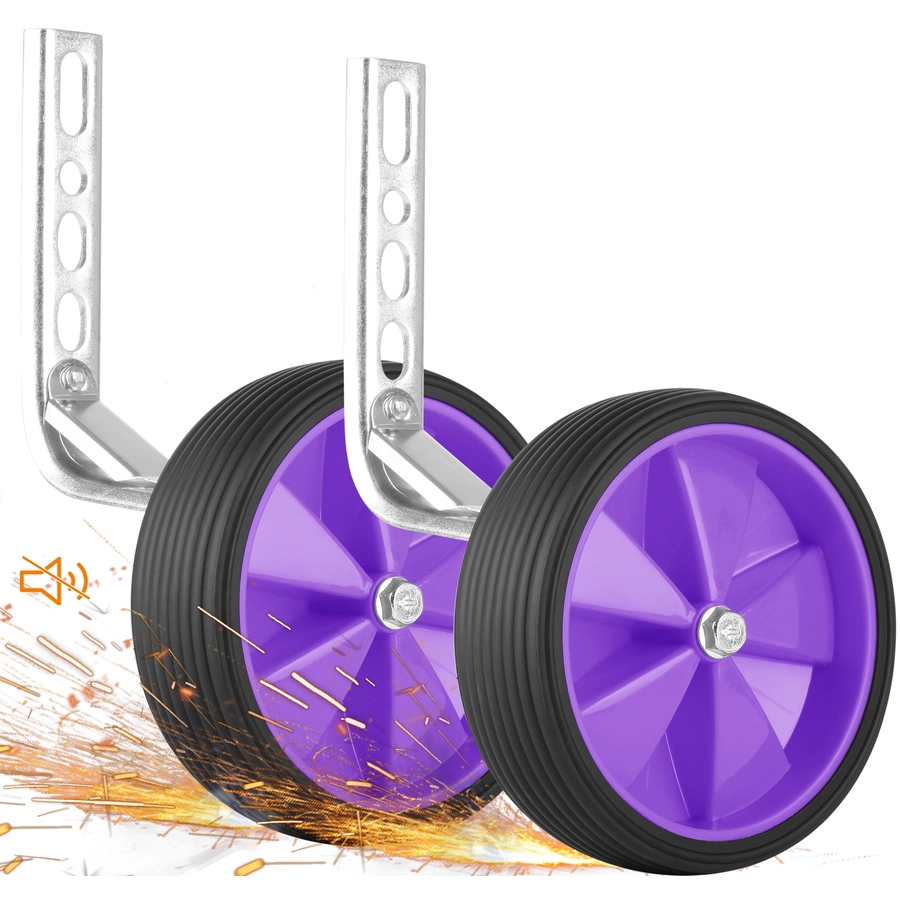PROMETHEUS BICYCLES® Sützräder Universell für 12 bis 18 Zoll Violett