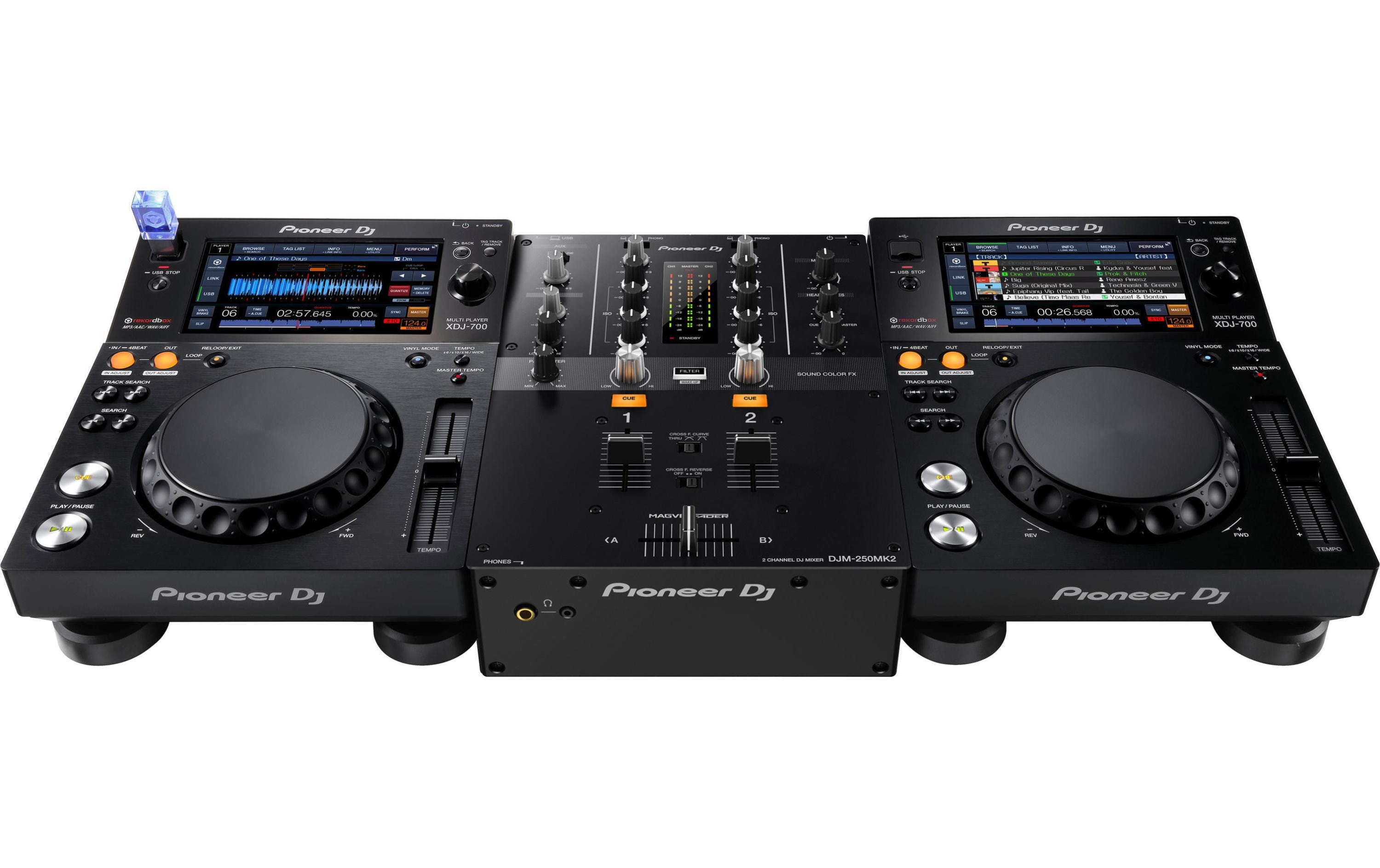 DJ-Mixer DJM-250MK2<br>DJ-Mixer mit übersichtlichen Bedienelementen