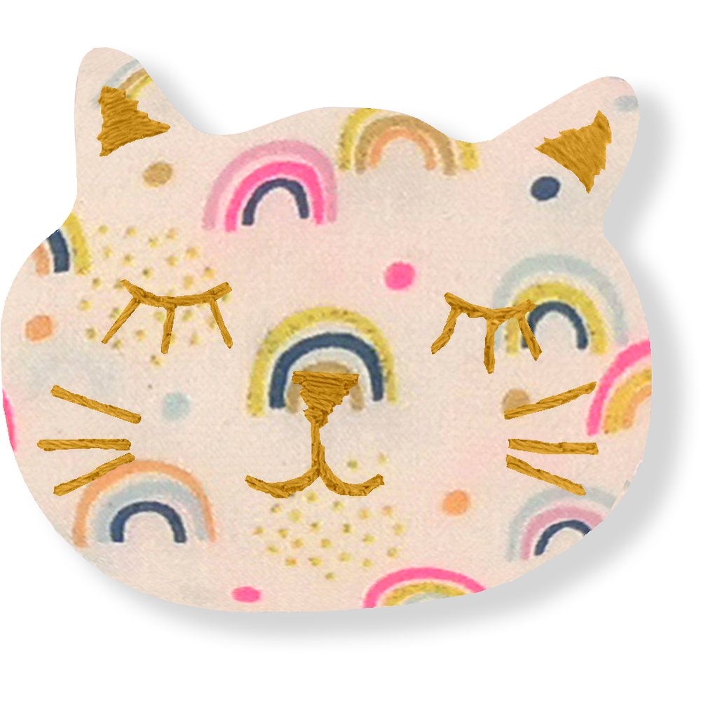Barrette Miaou Arc En Ciel