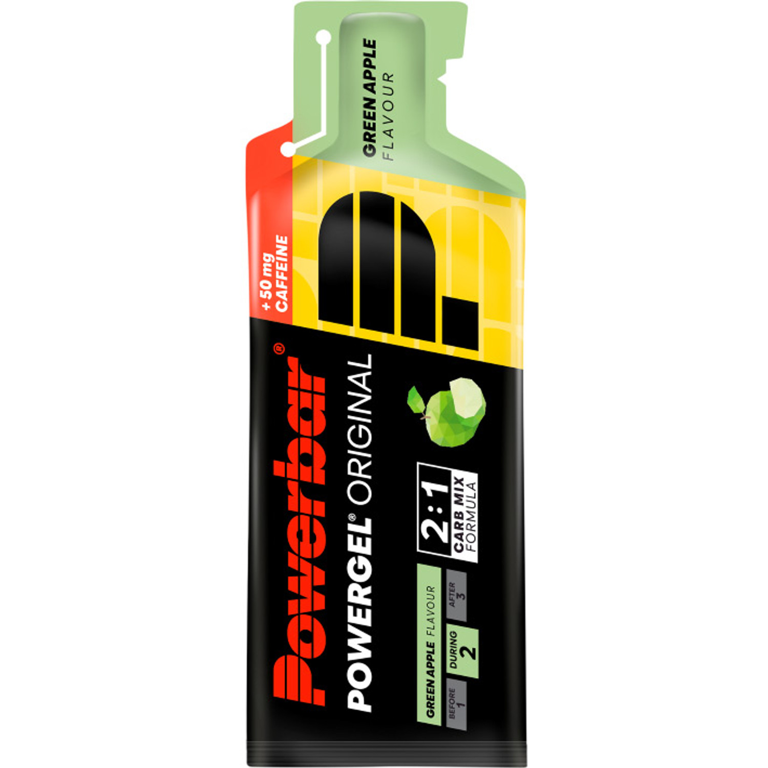Powerbar Gel Green Apple Caffeine (24x41g)