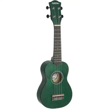 Cascha HH 3972 NL sopraan ukelele set groen (Nederlands)