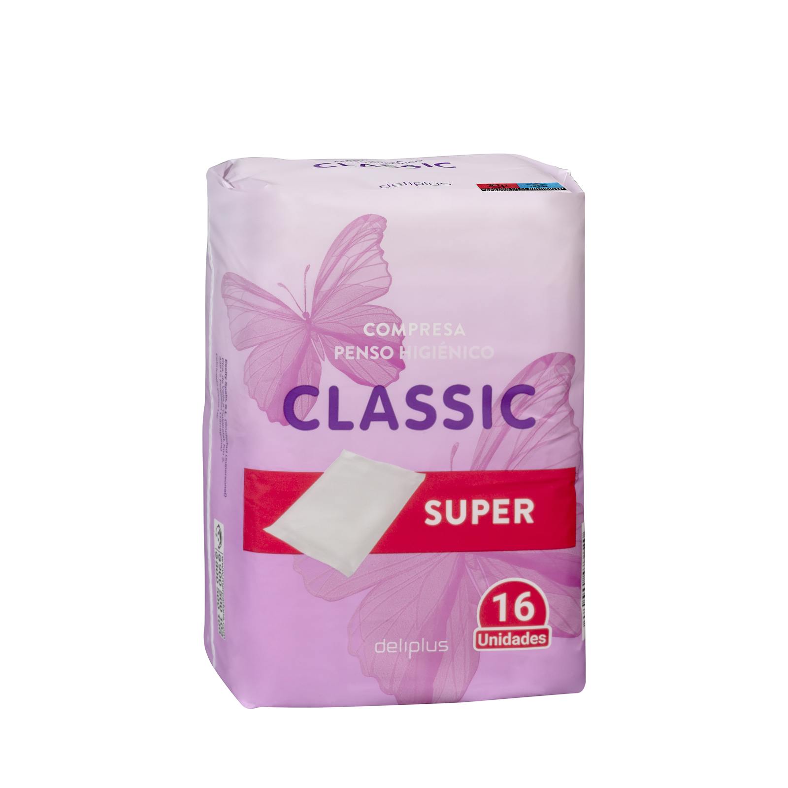 Coussinet super plié sans ailes Deliplus Classic