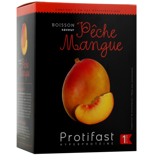 Boisson hyperprotéinée saveur pêche mangue Protifast