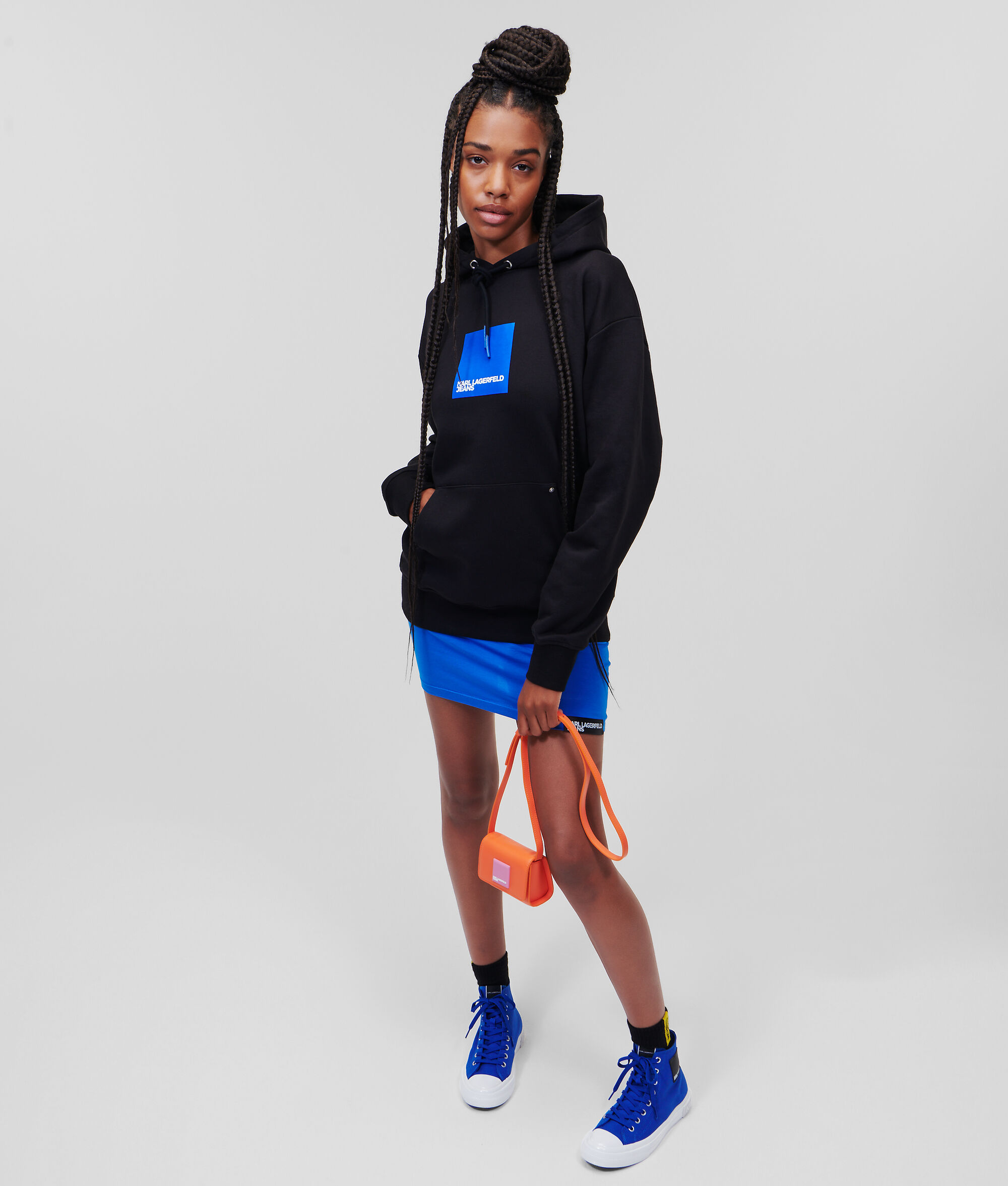 SWEAT À CAPUCHE AVEC LOGO KLJ