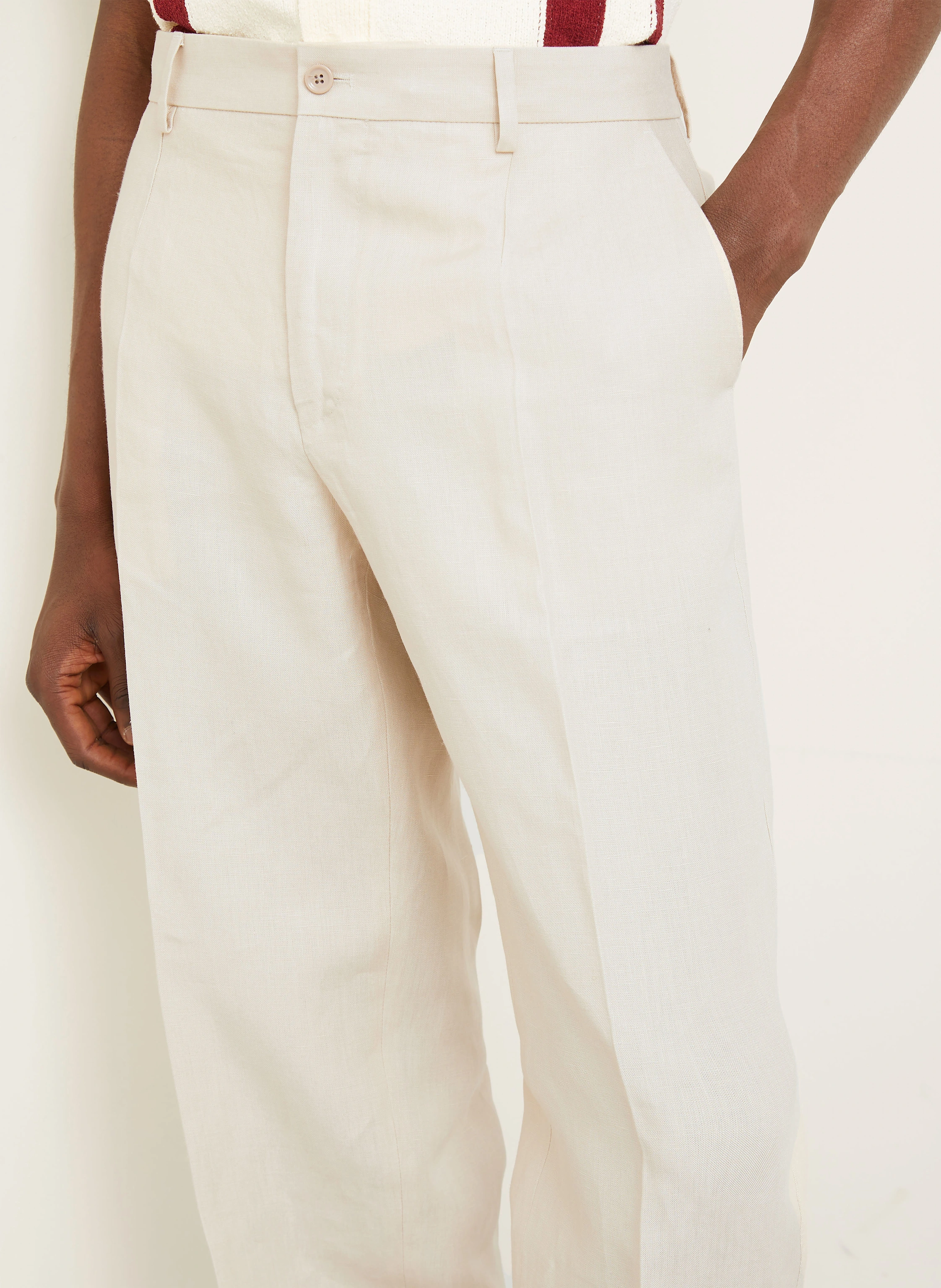 DOLCE & GABBANA Leinen-Chino Slim Fit