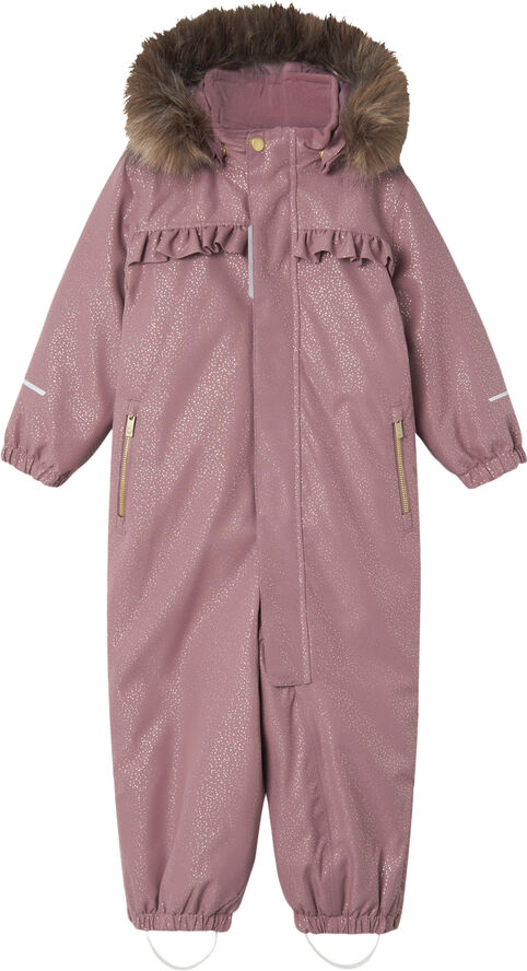 Name It NMFSNOW10 SUIT FRILL GLITTER FO Grape shake