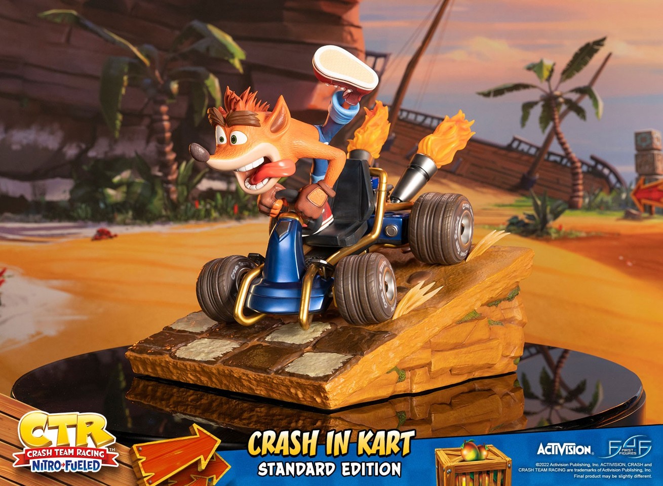Crash Team Racing Nitro-Fueled (Crash In Kart) RESIN Statue