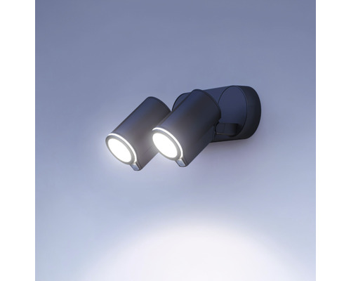 Steinel LED sensorspot IP44 14,95W 1024 lm 3000K Duo S antraciet