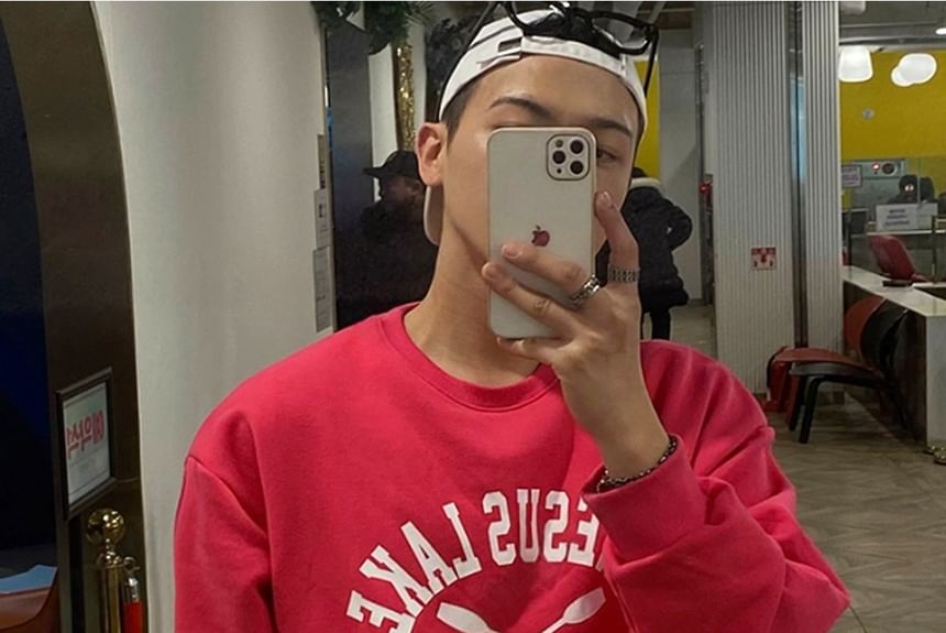 SeoulPop - Sweatshirt met letterprint