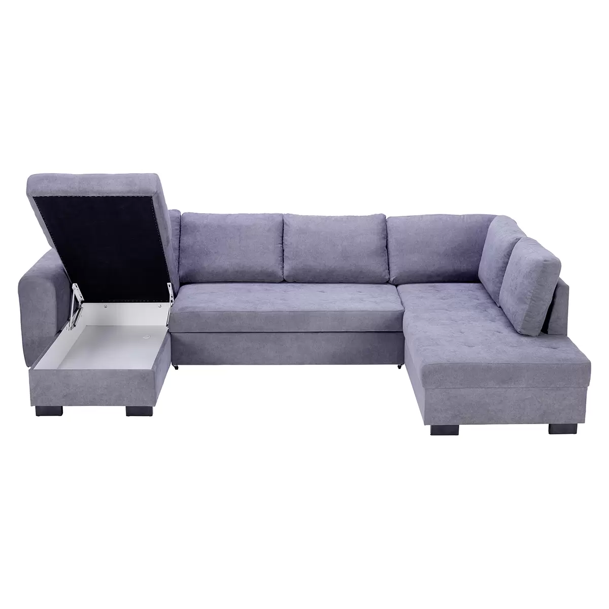 Wohnlandschaft Malte 139 x 274 Grau