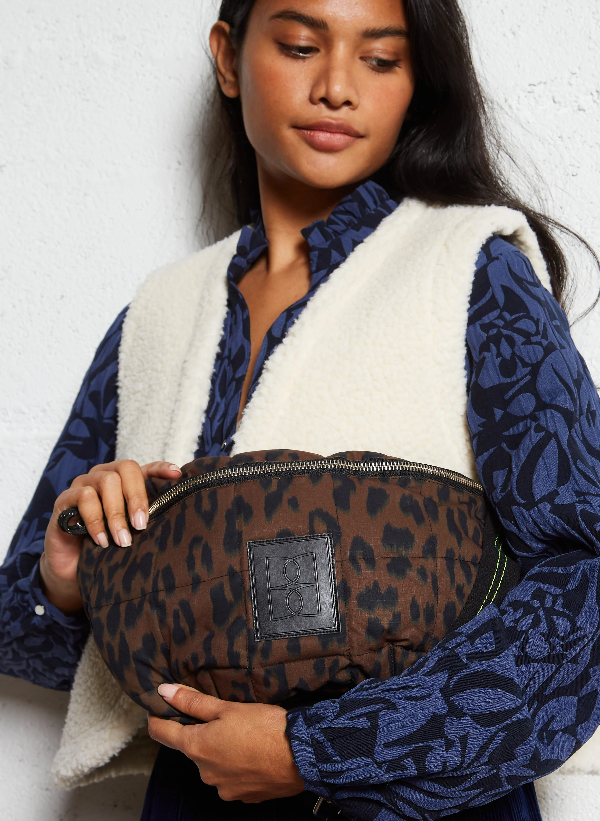 HOSIE - Sac banane imprimé léopard | Multicolore