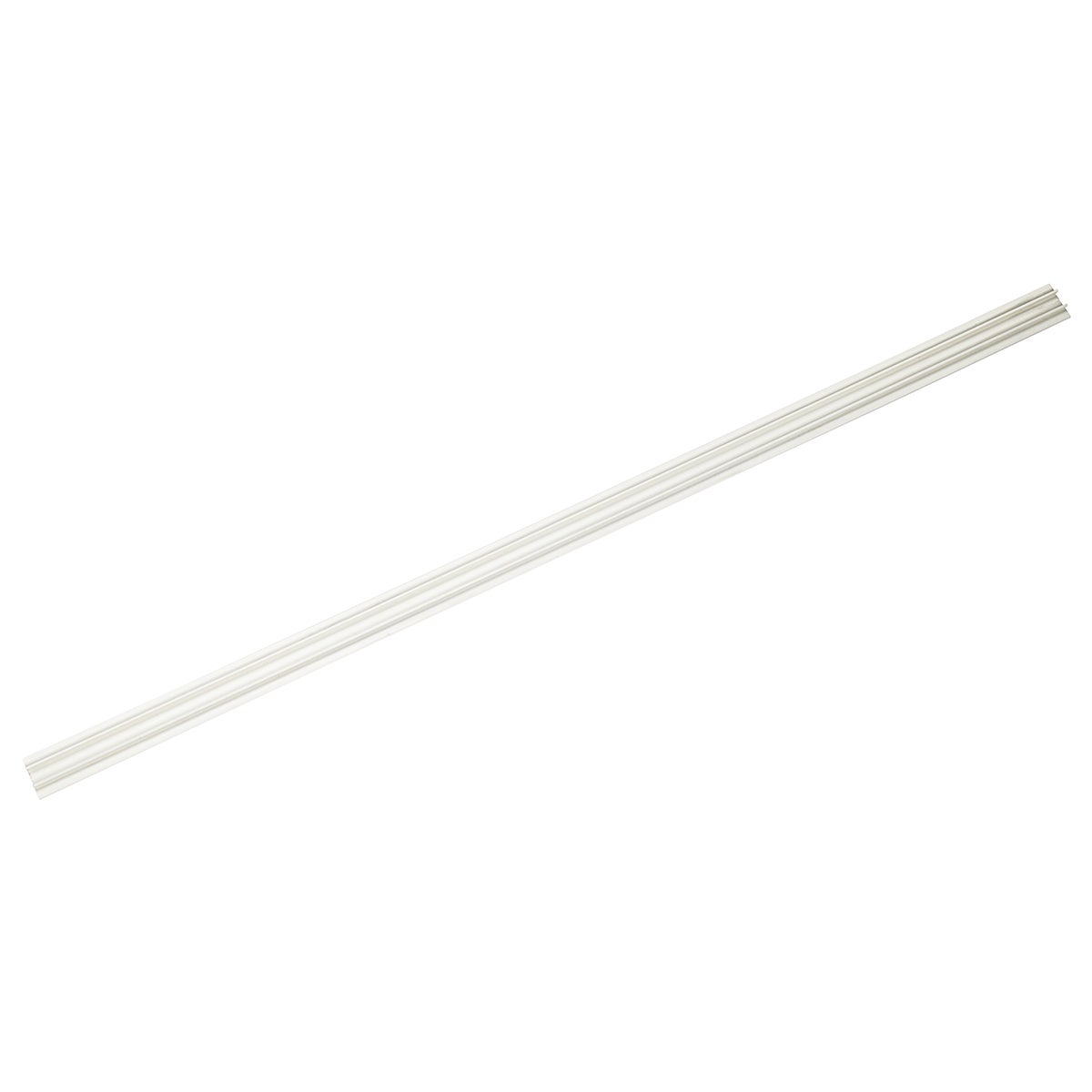 Afdekplaat voor 1-fase rail, wit, 87 cm
