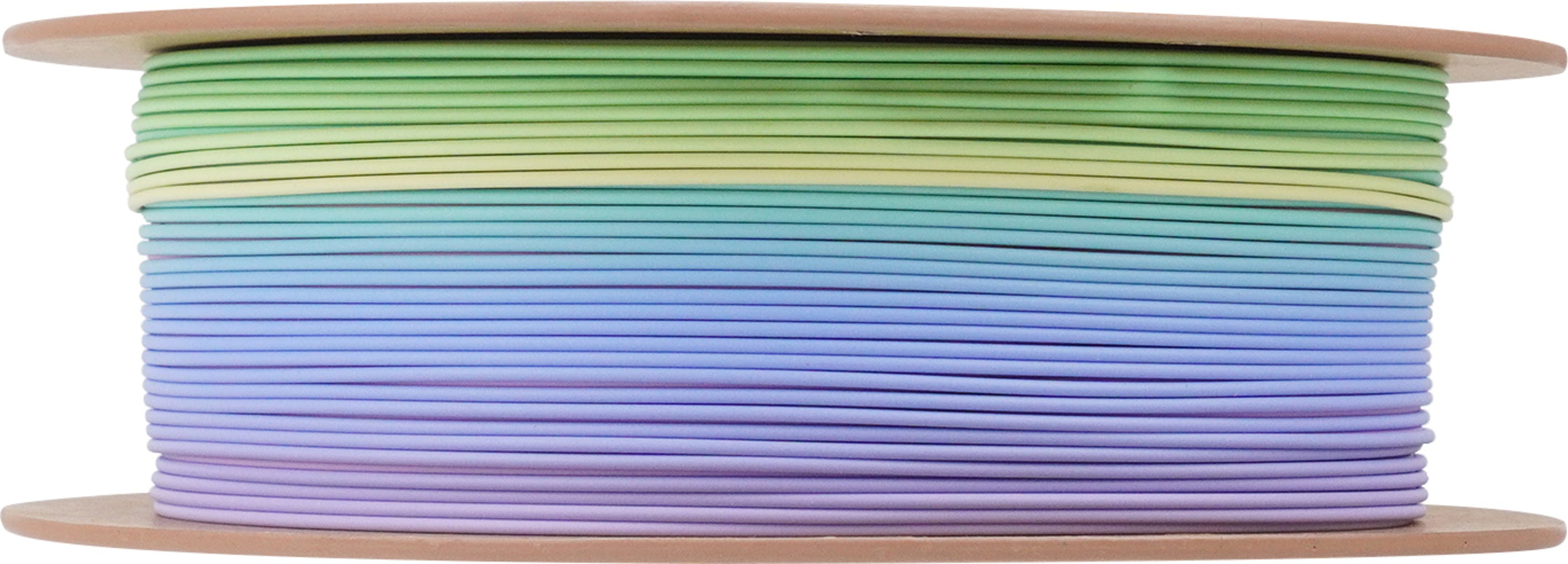 eSUN  PLA-Matte Rainbow Macaron, 1,75 mm / 1000 g    Mehrfarbiges Filament für Modelle mit matter Oberfläche in Macaron