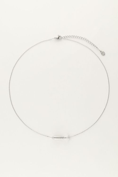 Fijne ketting met vis bedel