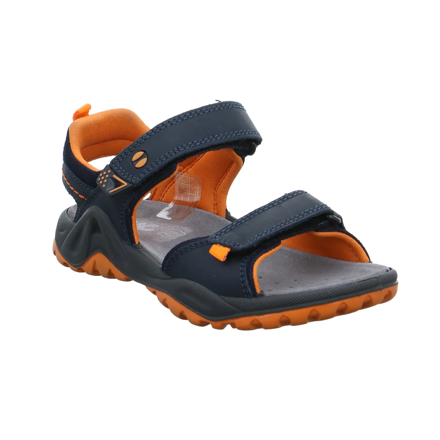IMAC Jungen-Sandale Dunkelblau Leder  Sommerschuh