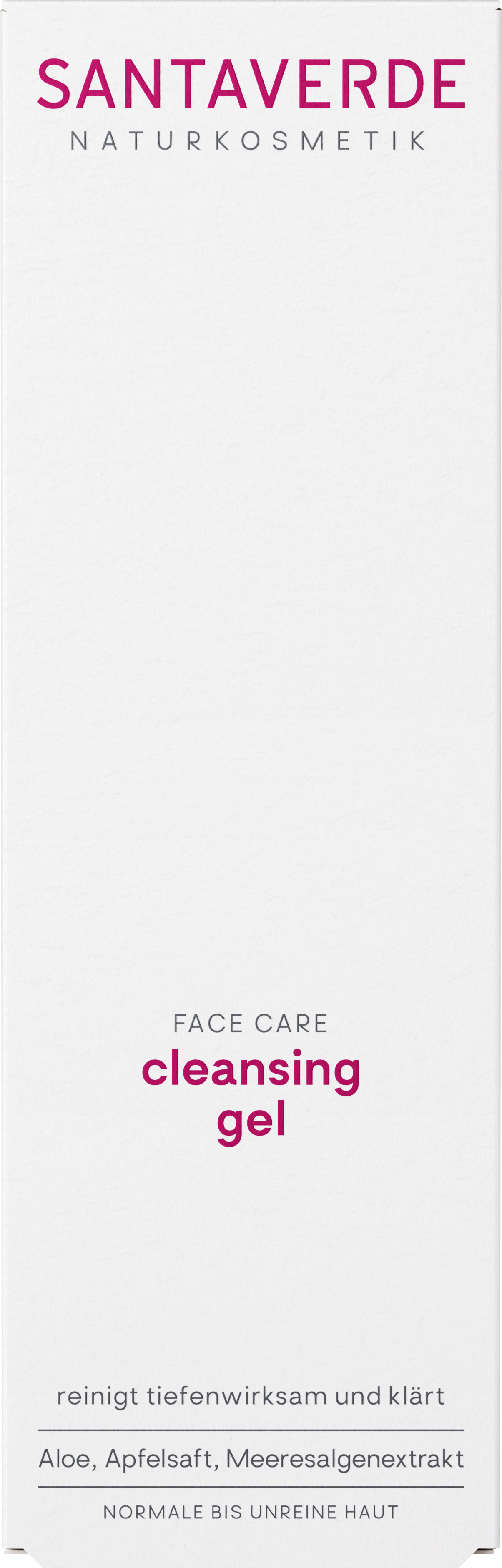 SANTAVERDE  FACE CARE cleansing gel, 100 ml