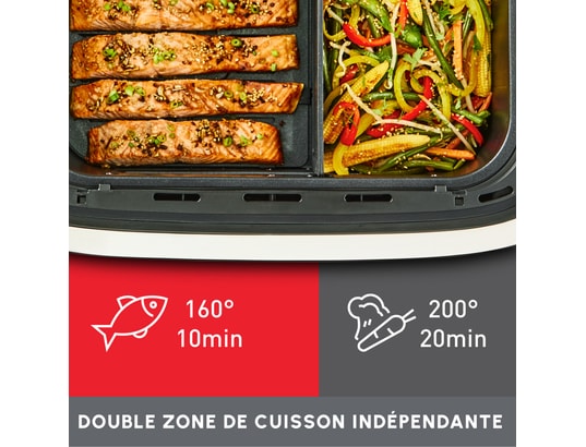 MOULINEX - Friteuse à air chaud EZ922DF0 Easy Fry Dual Flex