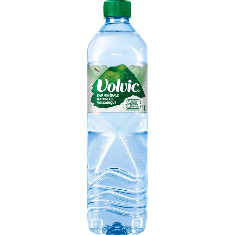 Eau minérale Volvic 1 L - 12 bouteilles