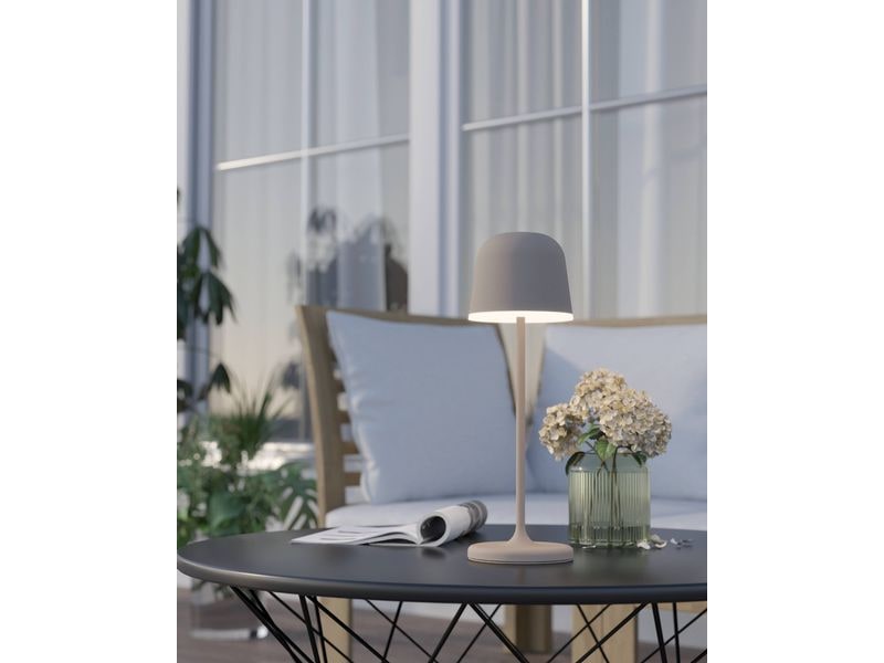 EGLO Leuchten Akku-Tischleuchte MANNERA 2.2W, 34 cm, Sand Tischleuchte
