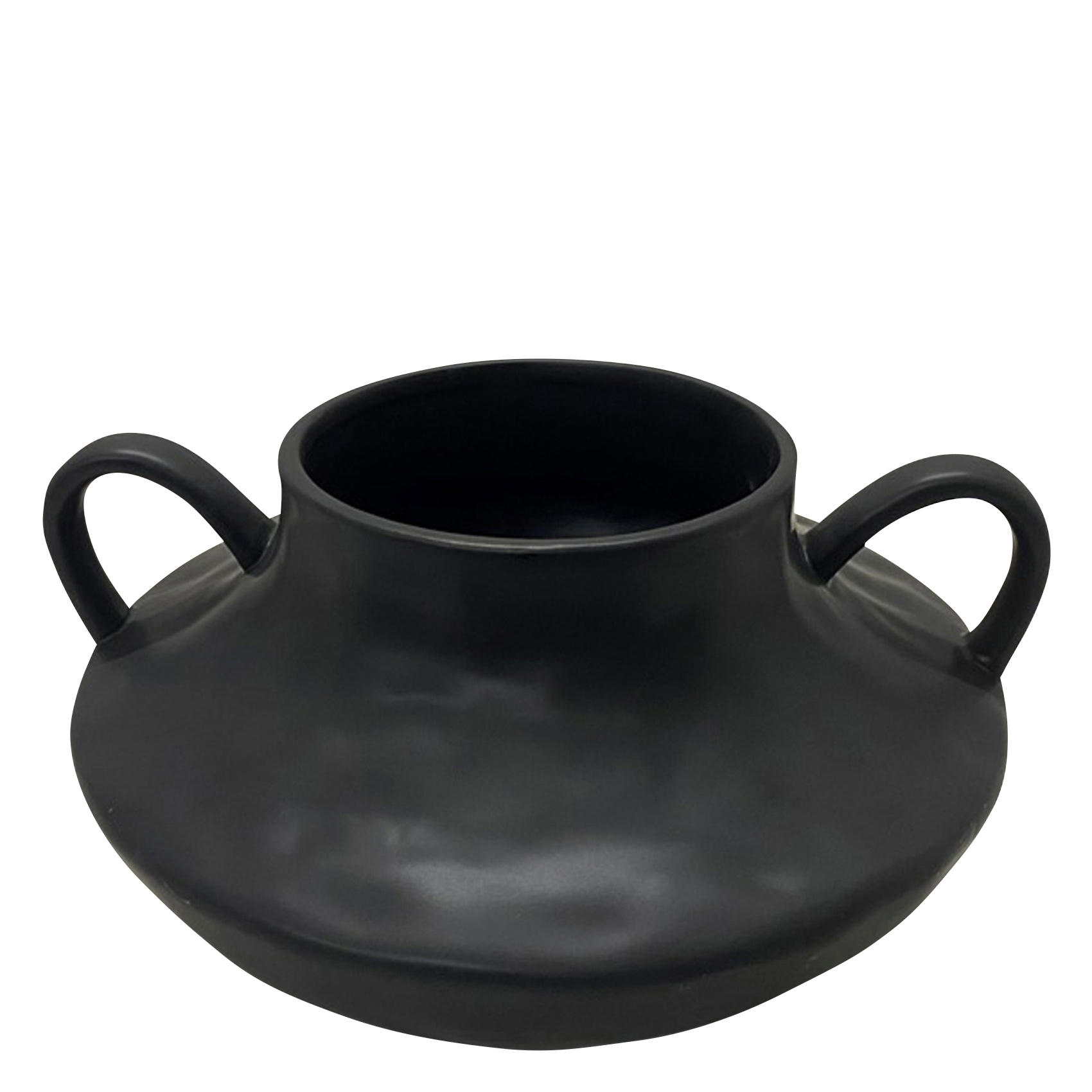 Vase en grès cérame| Noir