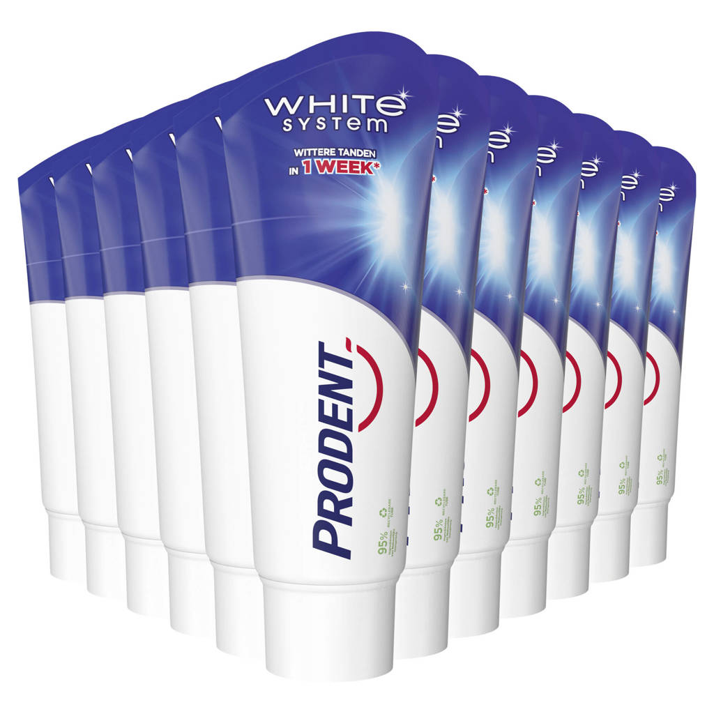 White System tandpasta - 12 x 75 ml