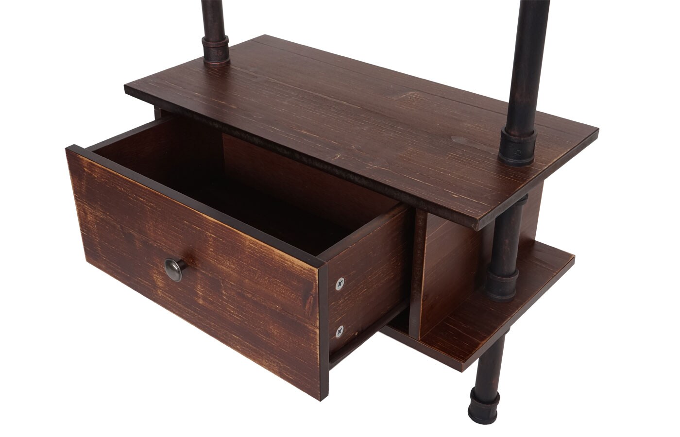 Standregal MCW-B64, Wohnregal Bücherregal Ablageregal, Industriedesign Metall 175x60x30cm