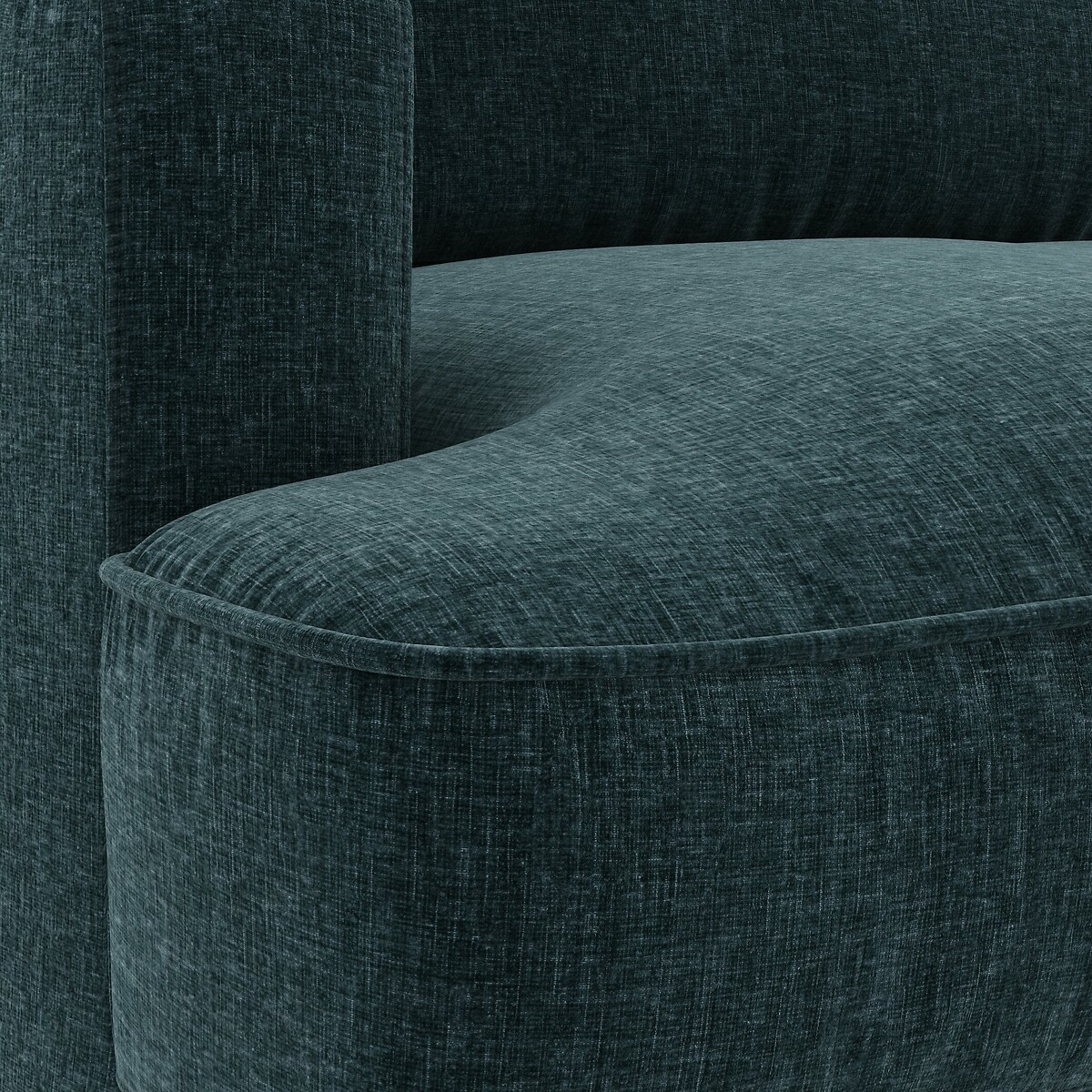 AM.PM<br>Sofá de canto em veludo chenille, Alwine