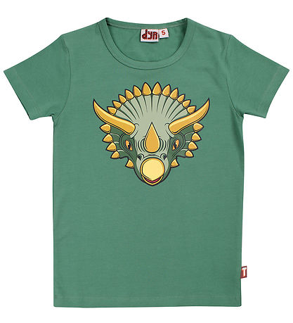 ANIMAL T-Shirt - DyrGrowl - Fatique Green Triceratops