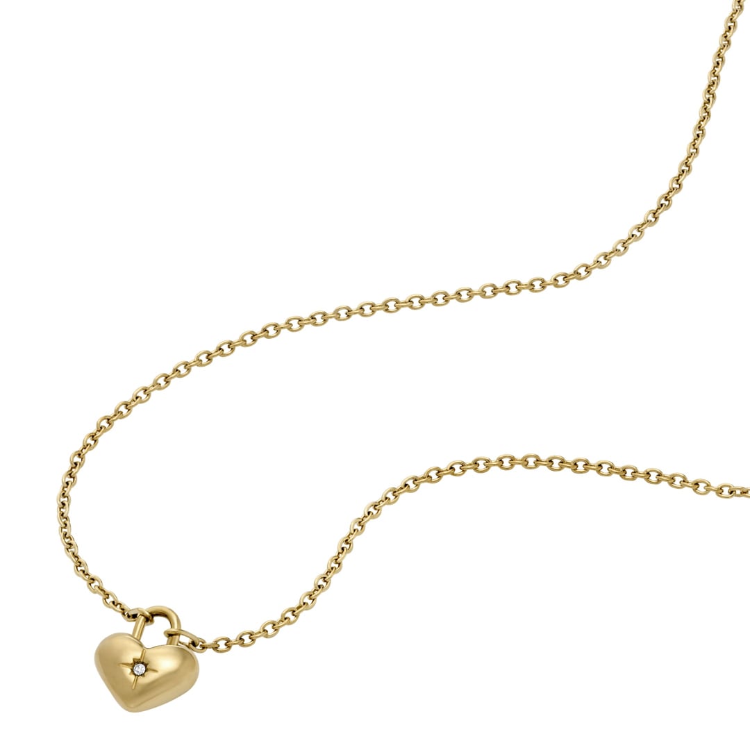 Fossil Damen Schmuckset Heart Goldig