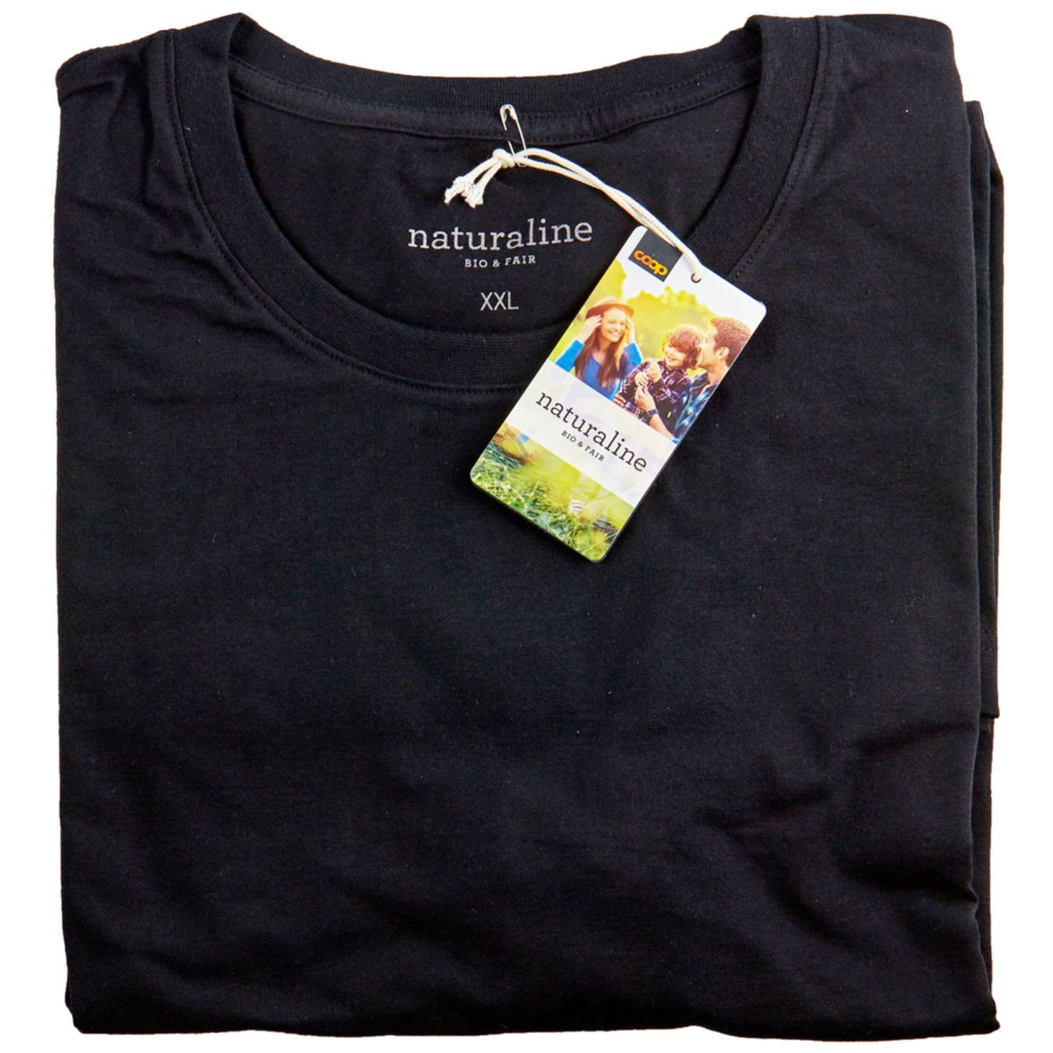 Naturaline Herren T-Shirt Kurzarm schwarz XXL