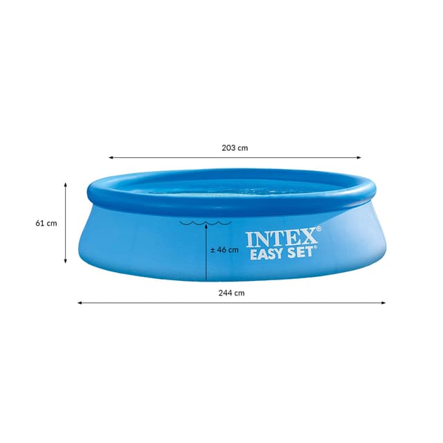 ECD GErmany Intex familiepool 244 x 61 cm swimmingpool pool rund børnebassin