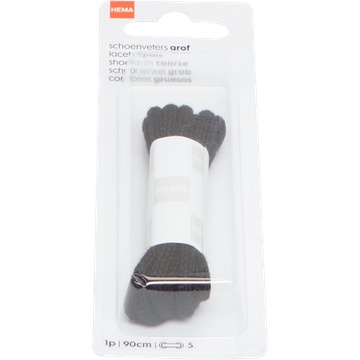 HEMA Schoenveters Grof Zwart 90 cm
