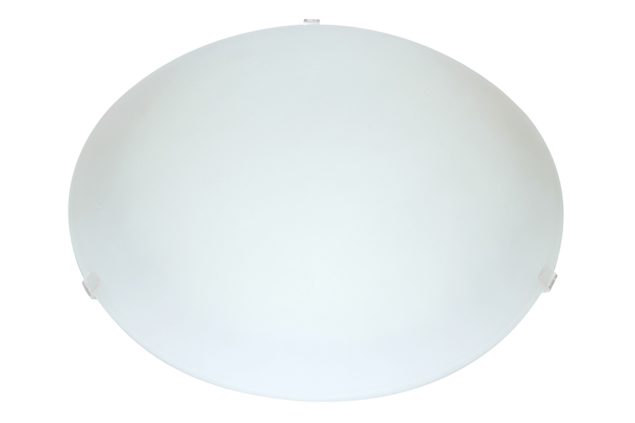 Frida taklampe Hvit matt glass. Ø25 cm.