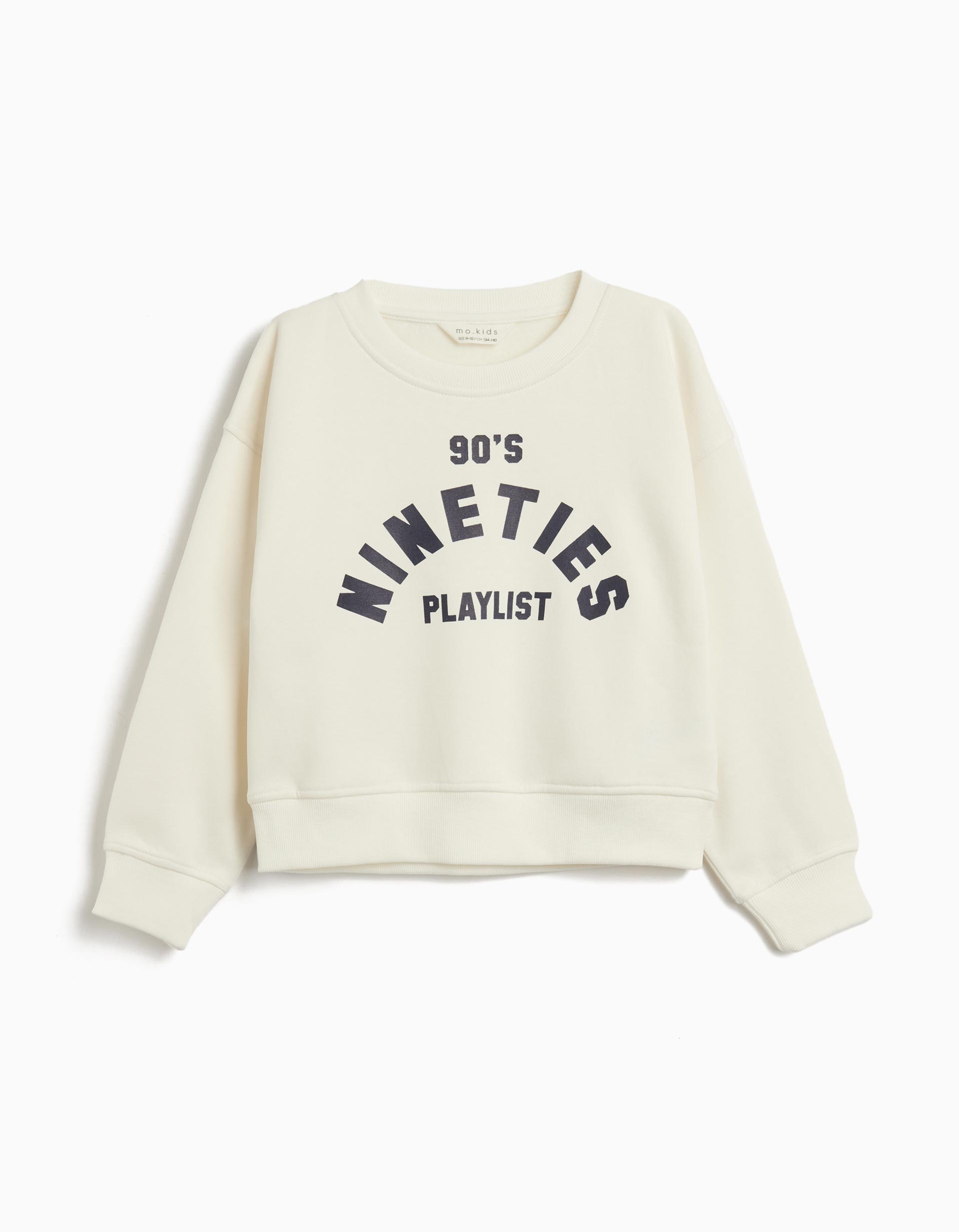 Sweatshirt de Felpa, Menina, Branco