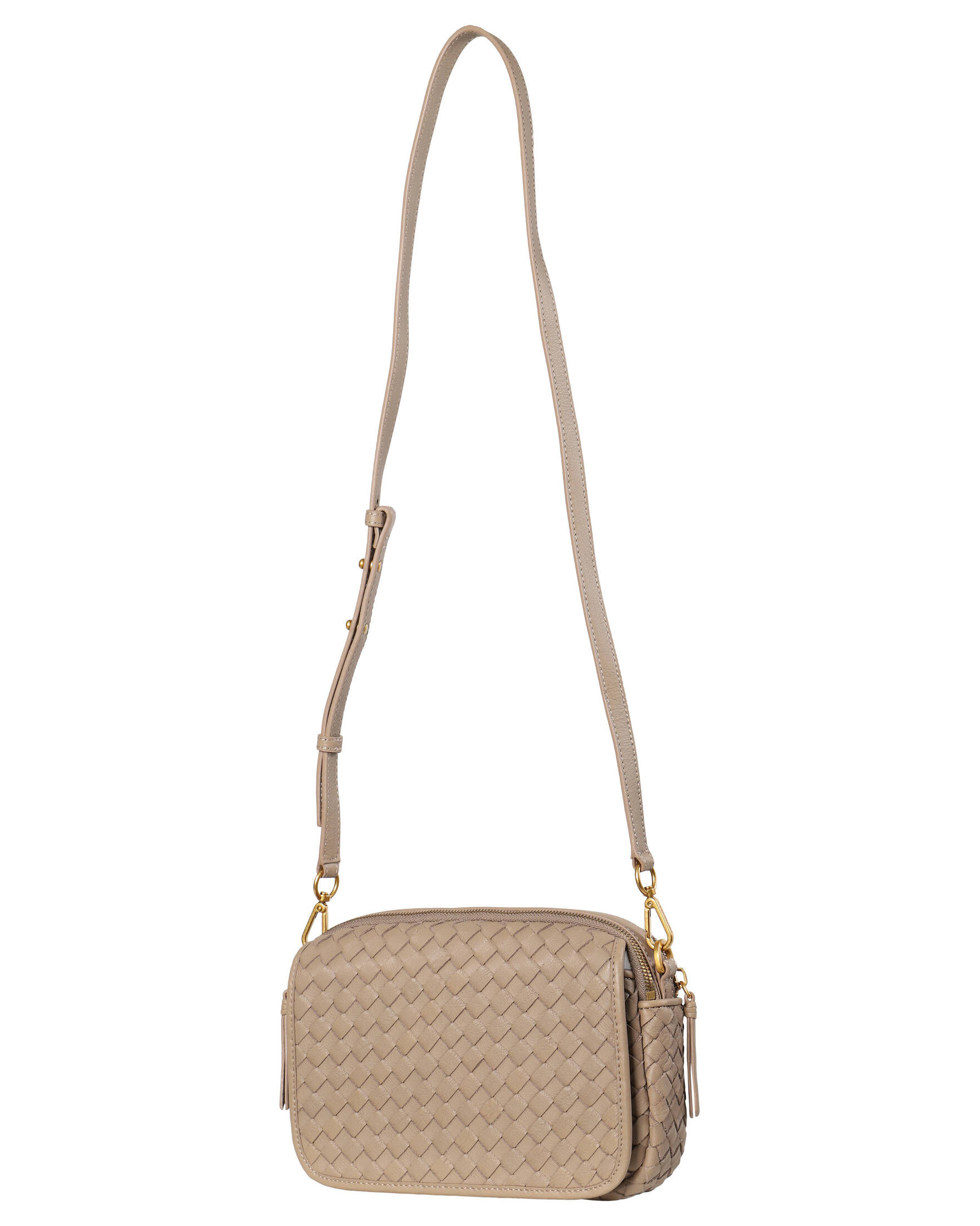 Les Visionnaires| Damen Umhängetasche EMILY WEAVE WOVEN CAMERA BAG