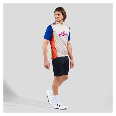 Maillot Manches Courtes Odlo Heritage Essentials Gris Clair