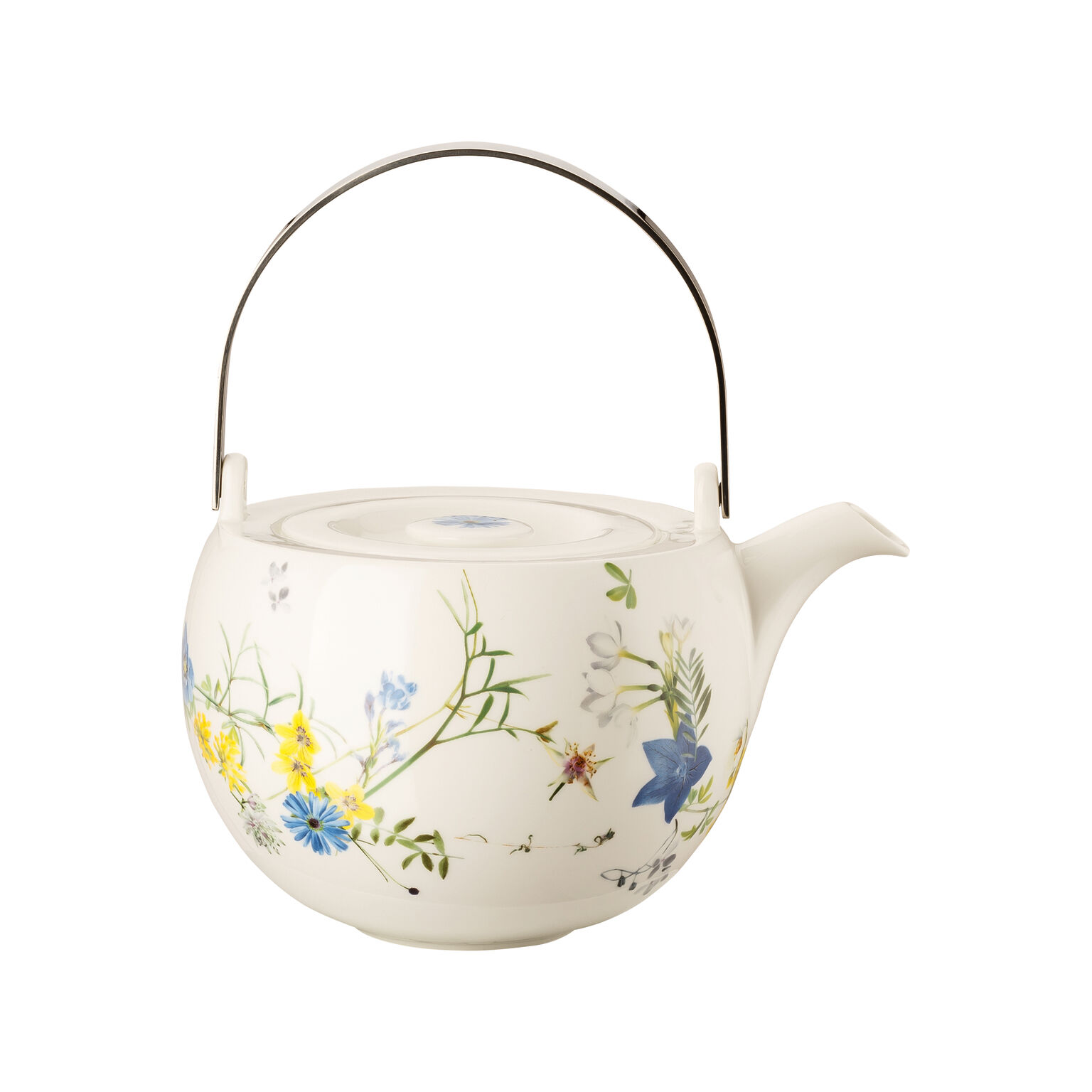 Brillance Bone China Fleurs des Alpes Teekanne 6 Pers. 3-tlg.