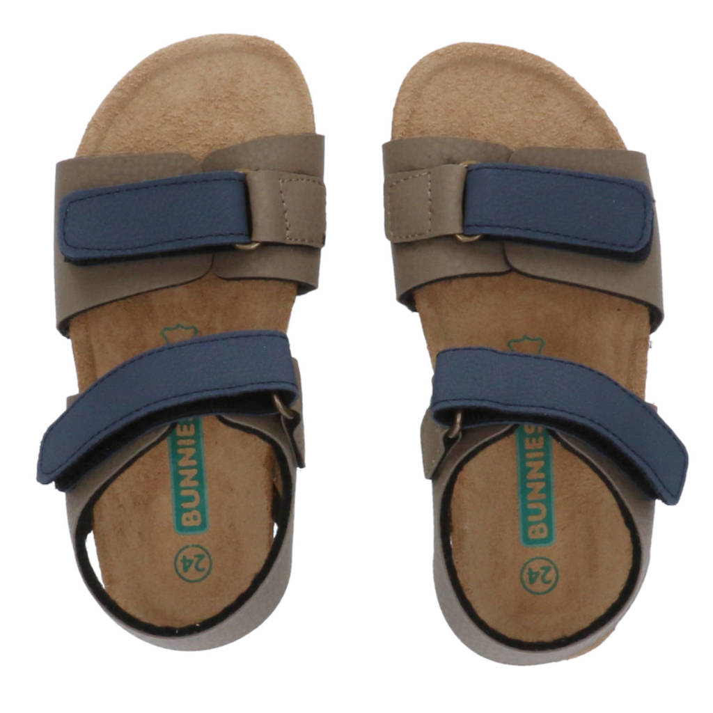 BunniesJR Bas Beachsandalen taupe/donkerblauw