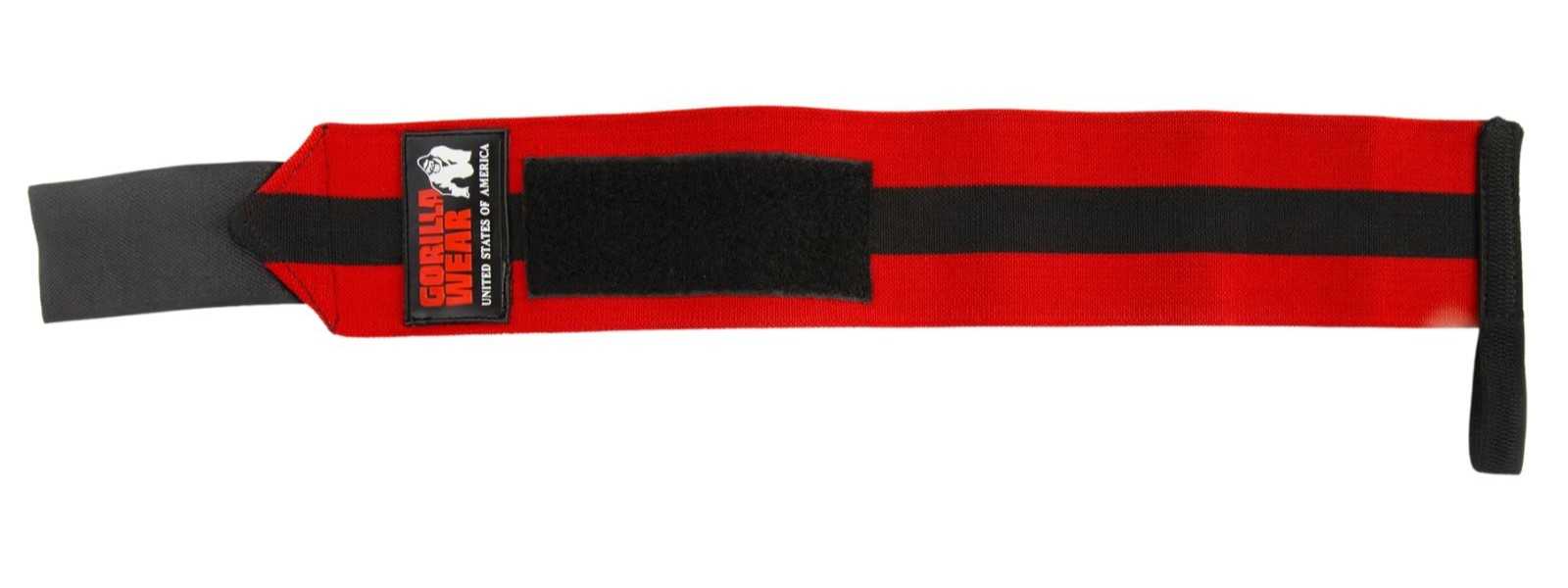 Faixas de pulso Gorilla Wear Ultra Vermelhas