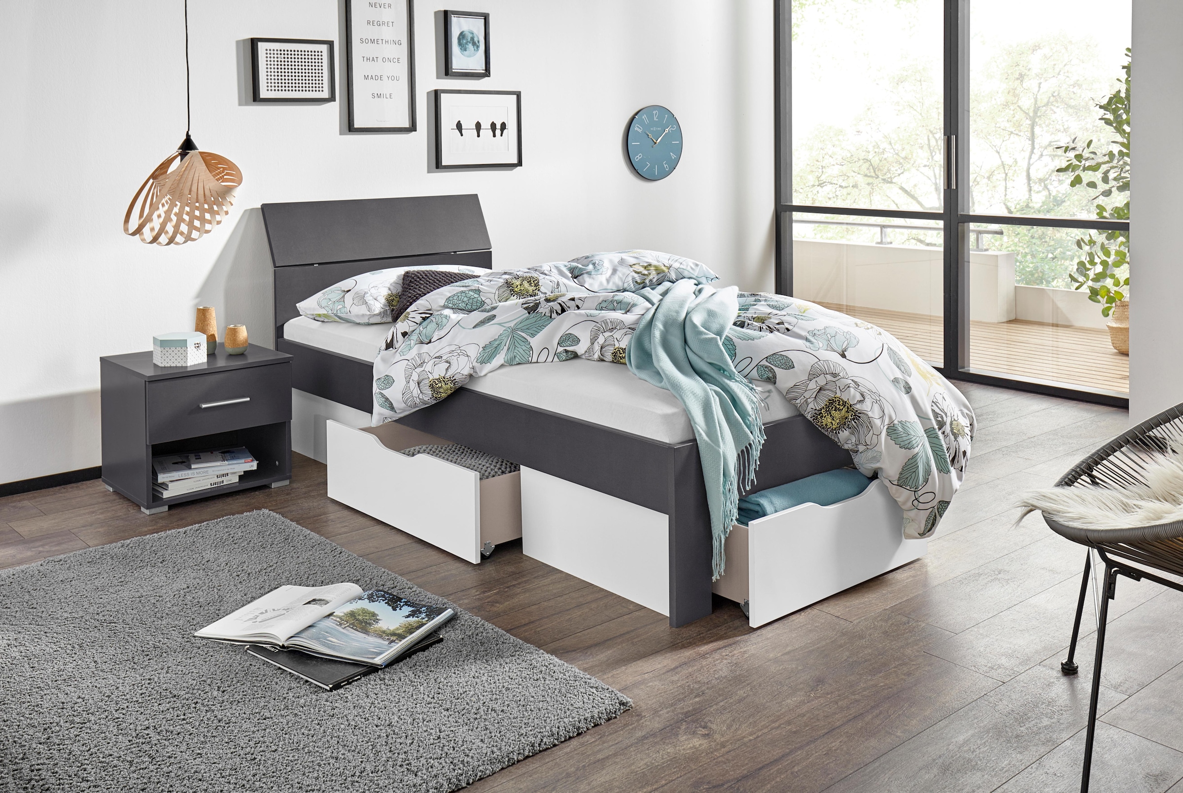 rauch Bett »Einzelbett Doppelbett Stauraum FLEXX Breiten 90/140/180 cm« Einzelbett Doppelbett Stauraum FLEXX Breiten 90/140/180 cm